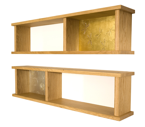 Shelves with Gilded Panels